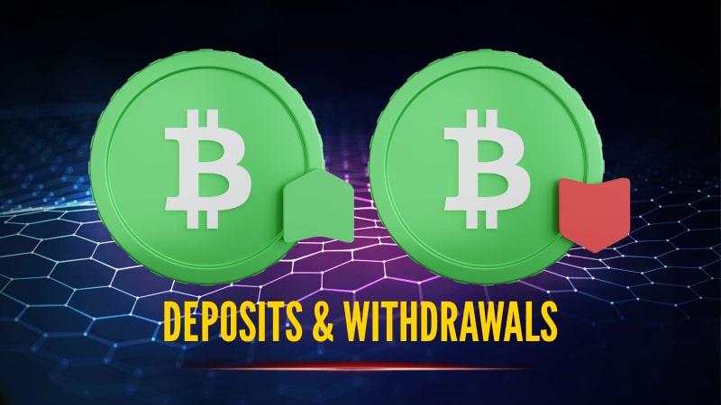 Bitcoin cash casinos deposits withdrawals